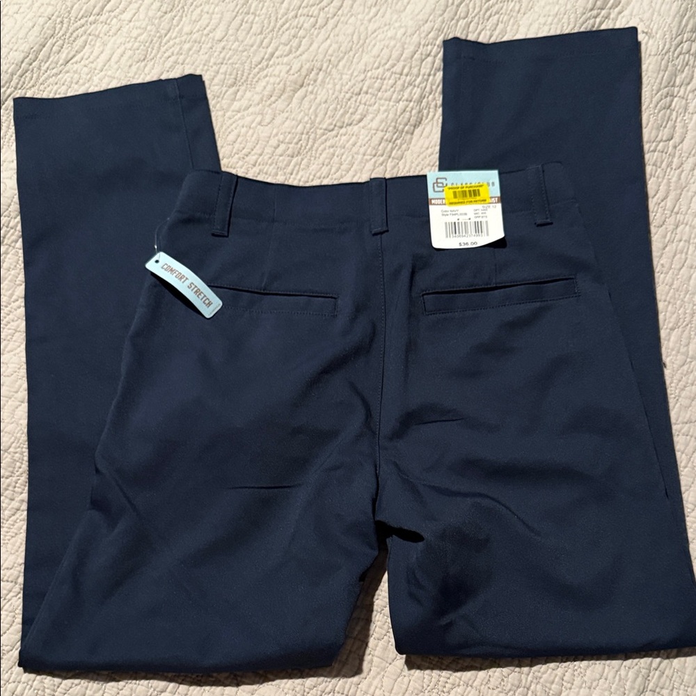 Class Club Navy Men's Dress Pants‎